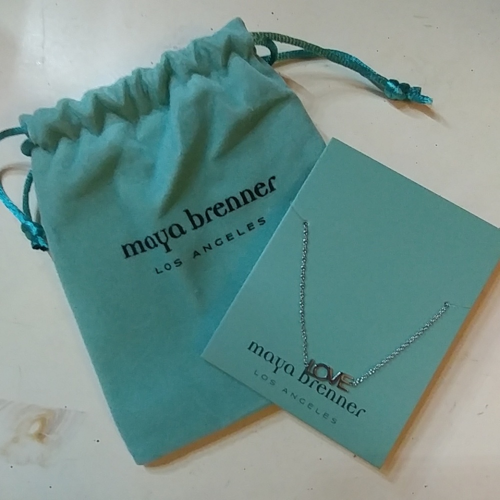 👠Maya Brenner Silver Love Boho Bracelet🎆